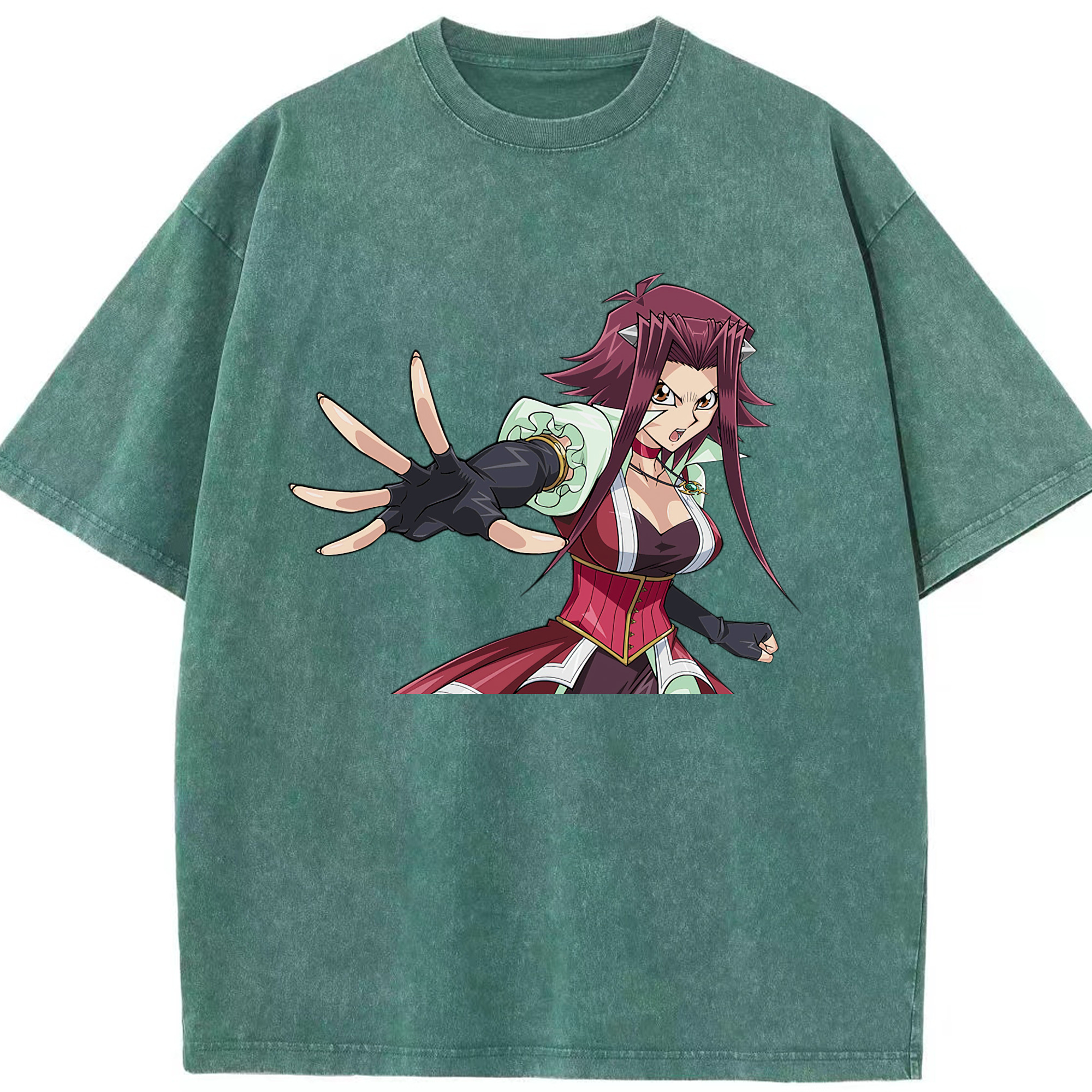 （画像用） 遊☆戯☆王 Yu-Gi-Oh! 綿100% ヴィンテージ風 半袖Tシャツ（フロントプリント）